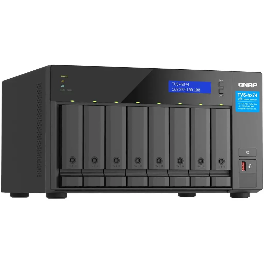 Мережевий накопичувач Qnap TVS-H874T-I7-32G - фото 2