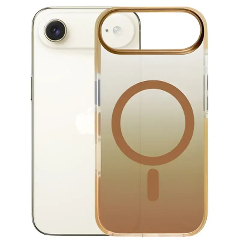 Чохол до мобільного телефона BeCover FIBRA Shock-Proof MagSafe Apple iPhone 17 Air Gold (715455)