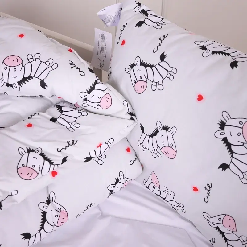 Подушка антиалергенна MirSon Kids Time 20-0040 Cute white zebra 50х70 см (2200009665950) - фото 4