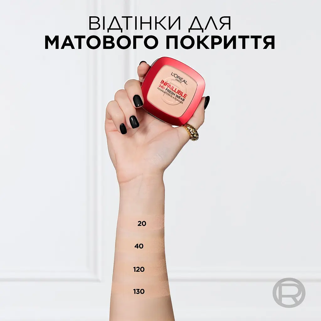 Стійка компактна крем-пудра для обличчя L`Oréal Paris Infaillible відтінок 40 9 г (AA186800) - фото 2