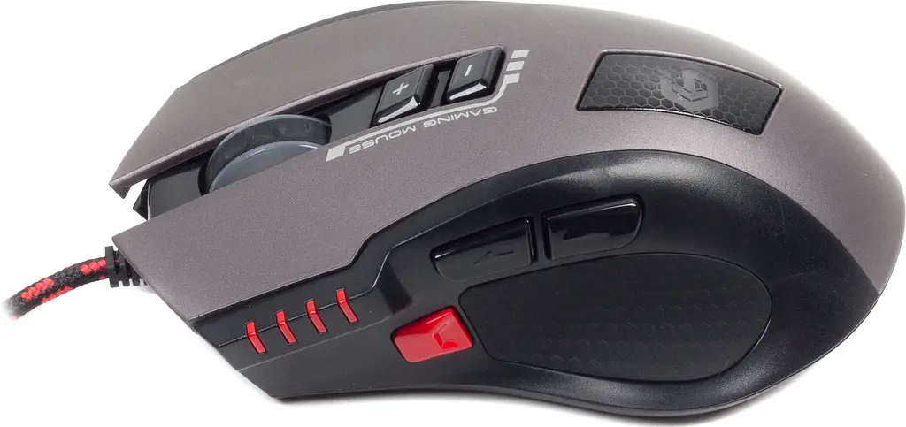 Миша Gembird MUSG-004 USB black grey - фото 2