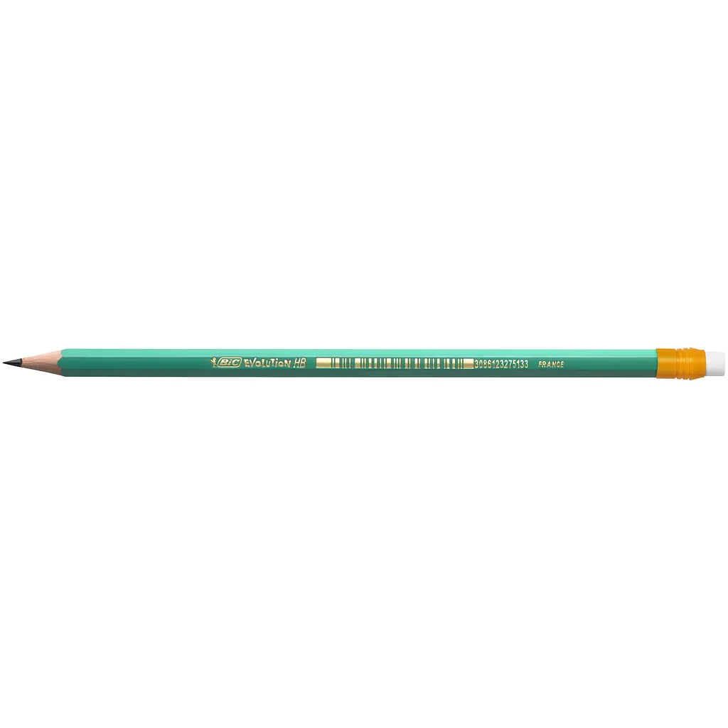 Олівець чорнографітний BIC Evolution з гумкою НВ 4 шт. (8902753) - фото 4