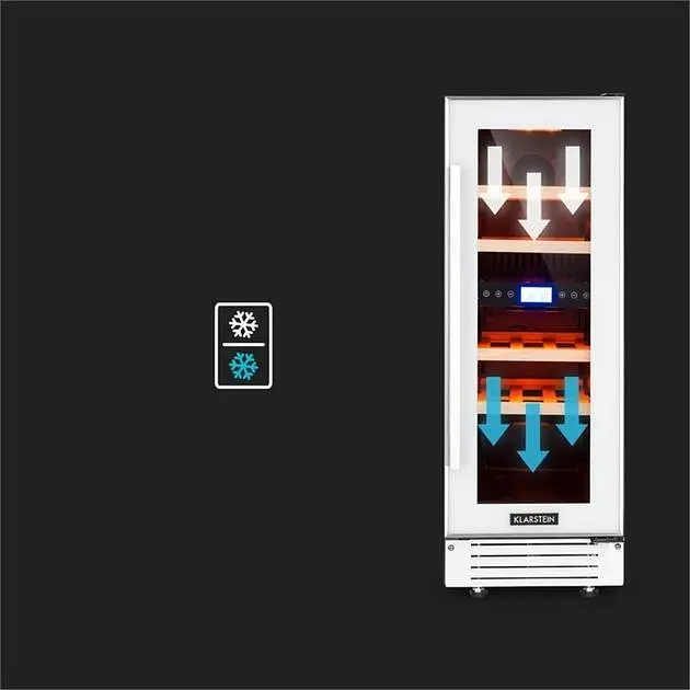 Винный холодильник Klarstein Vinovill17 Built-In Duo (10034725) - фото 6
