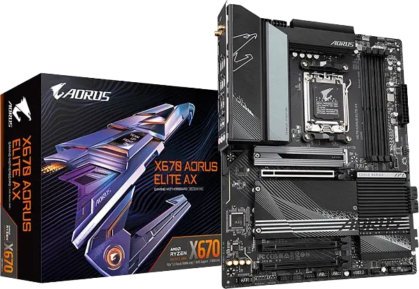 Материнська плата Gigabyte X670 Aorus Elite AX Socket AM5 (X670 AORUS ELITE AX) Б/В - фото 3