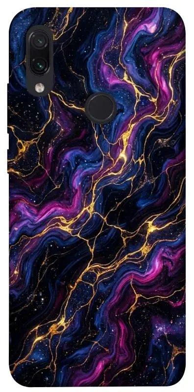 TPU чохол Demsky Purple space marble для Xiaomi Redmi Note 7 / Note 7 Pro / Note 7s
