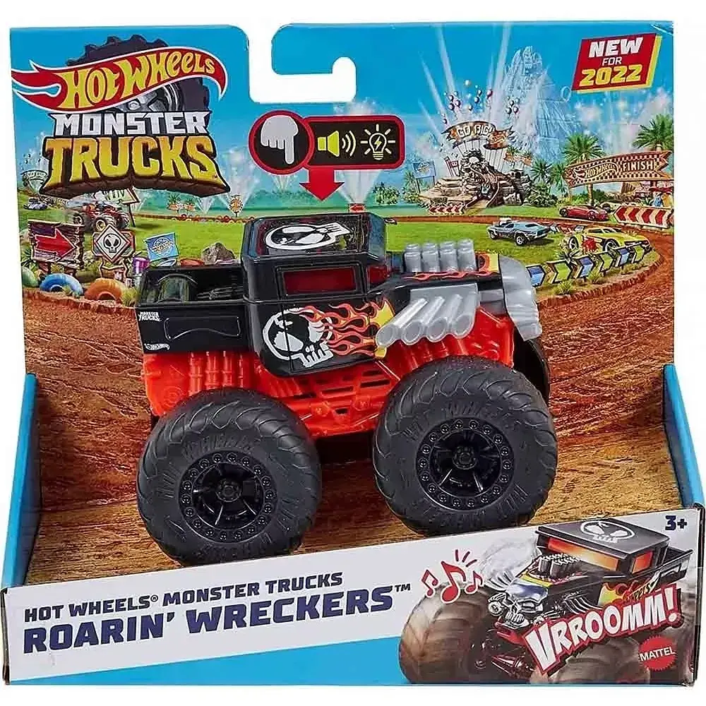 Машинка-внедорожник Hot Wheels Monster Trucks Ревущие внедорожники 1:43 в ассортименте (HDX60) - фото 6