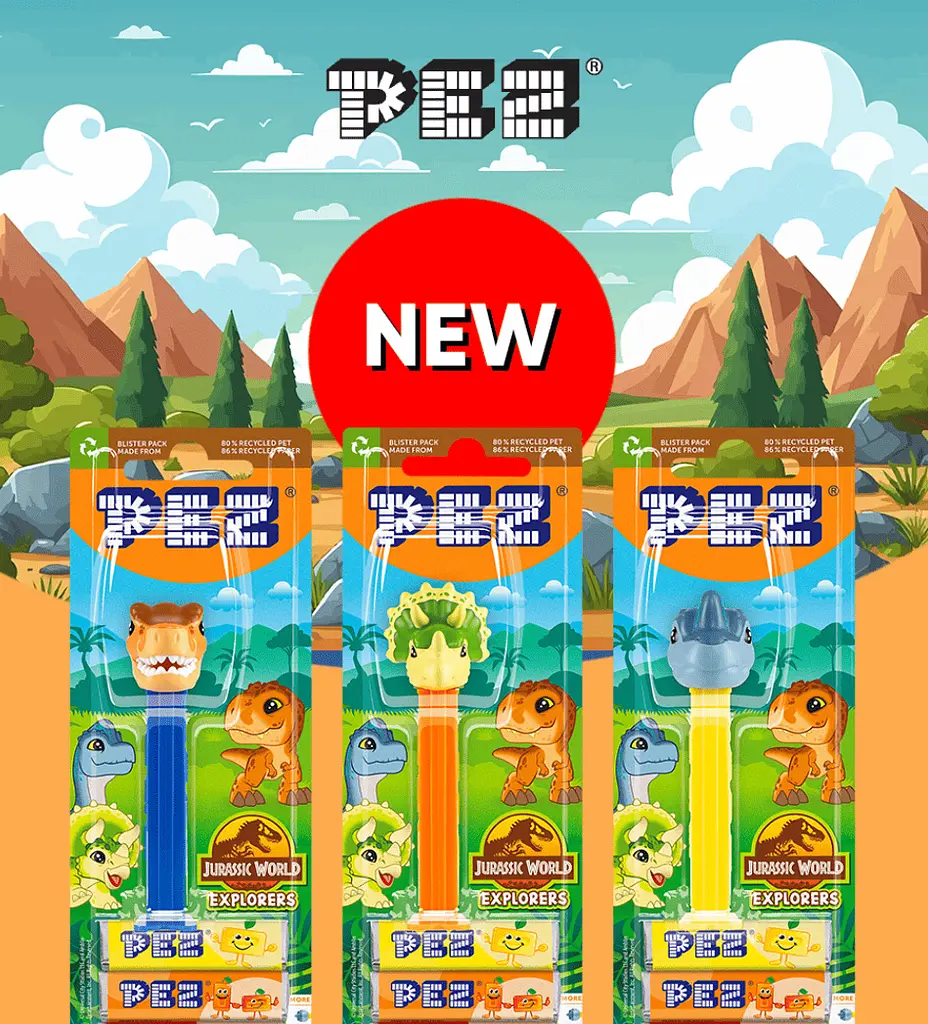 Диспенсер із цукерками Pez Jurassic World Brachiosaurus 17г - фото 7