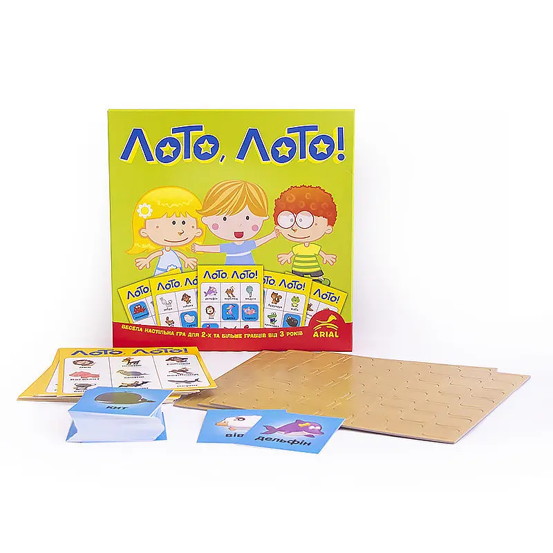 Дитяча настільна гра ЛОТО, ЛОТО! Arial 910374 укр. мовою - фото 2