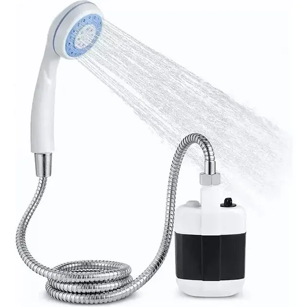 Душ портативний, кемпінговий із помпою на акумуляторі USB Travel shower - фото 3