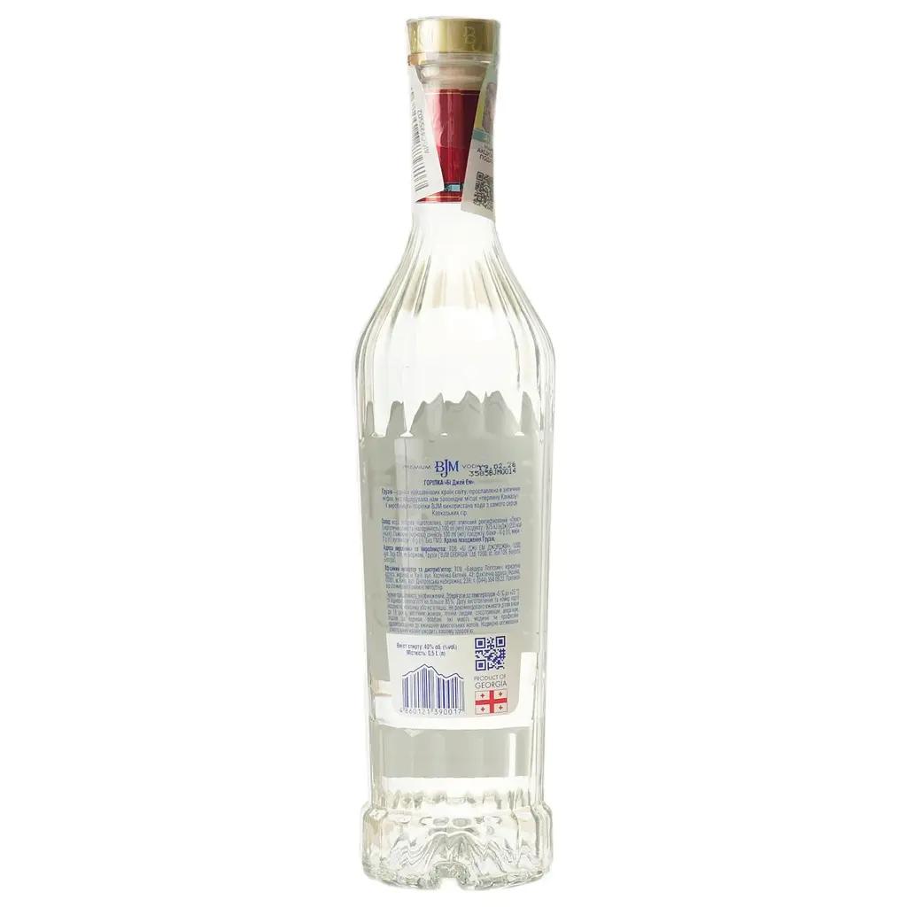 Упаковка горілки BJM 40% 3 л (0.5 л x 6 шт.) - фото 3