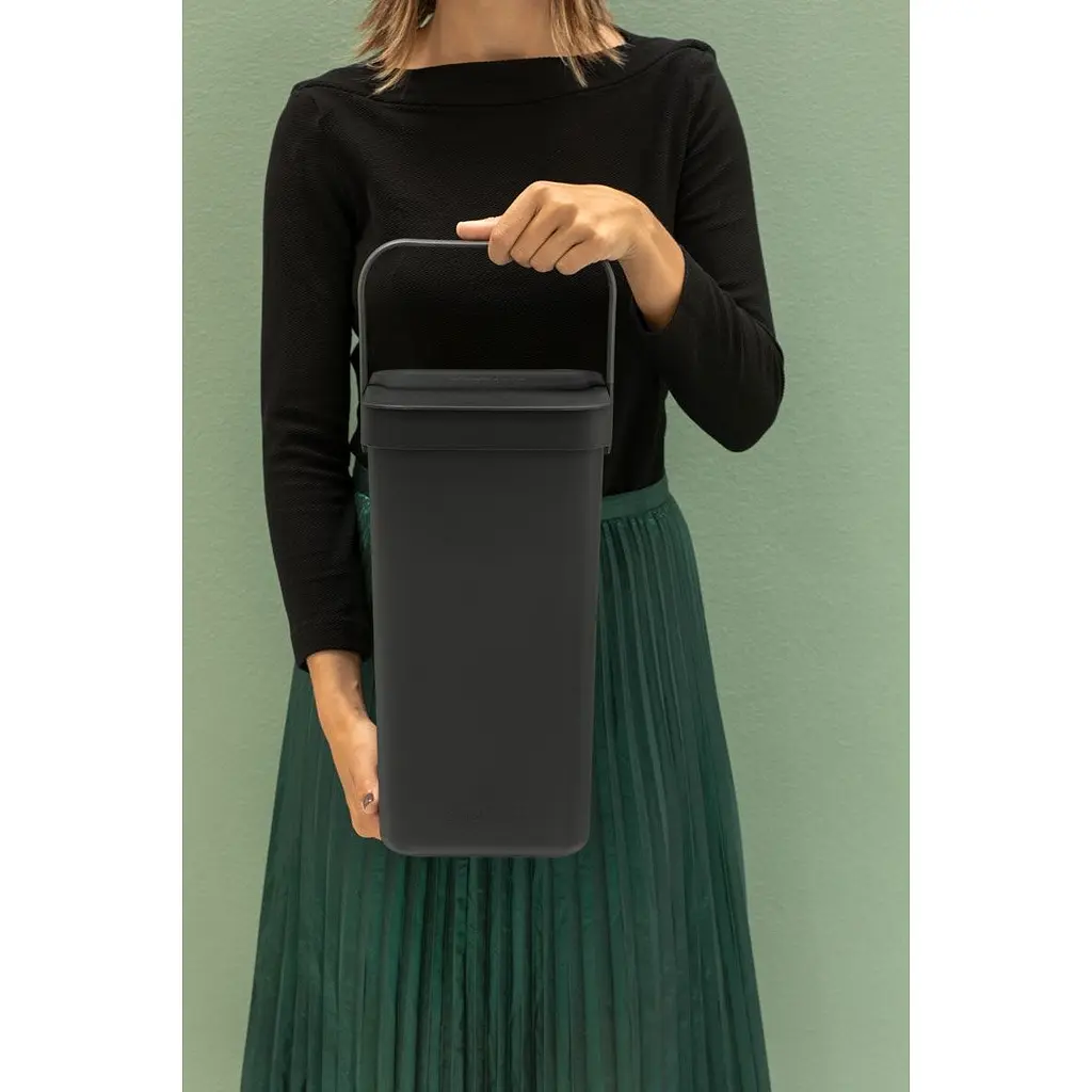 Відро для сміття Brabantia Sort&Go темно-сіре 12 л (109805) - фото 4
