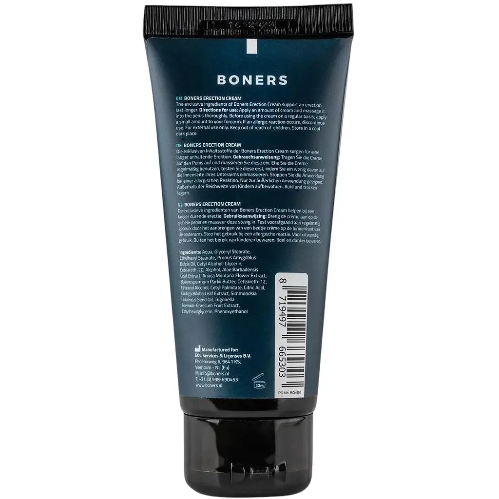 Крем для ерекції Boners Erection Cream 100 мл - фото 2