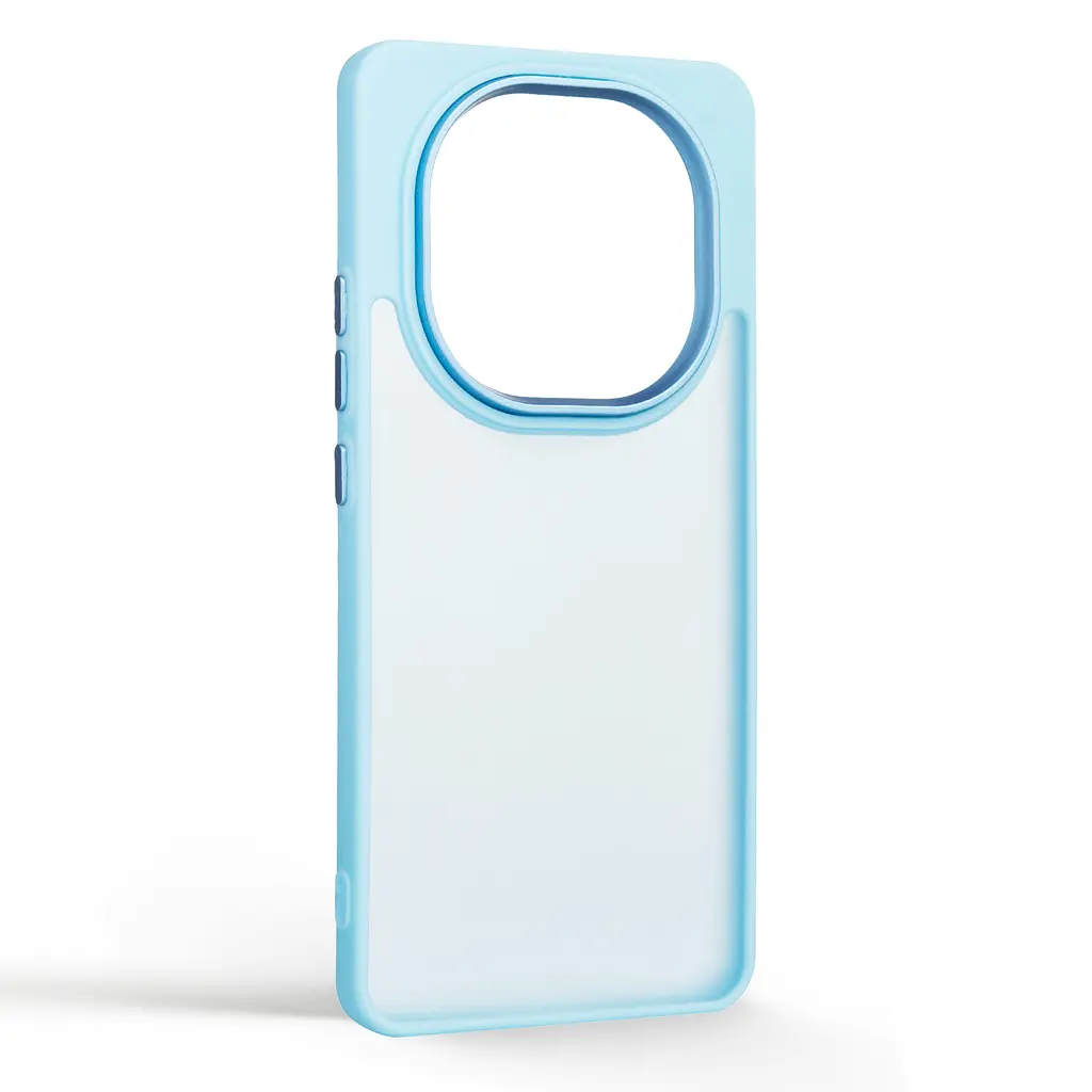 Противоударный чехол для Xiaomi Redmi Note 15 4G/Note 15 5G Poco M8 5G, Frame, голубой, панель-накладка, термополиуретан TPU + поликарбонат PC, защита всего корпуса, защита кнопок и камеры, устойчив к деформациям, ArmorStandart (ARM90012) - фото 2