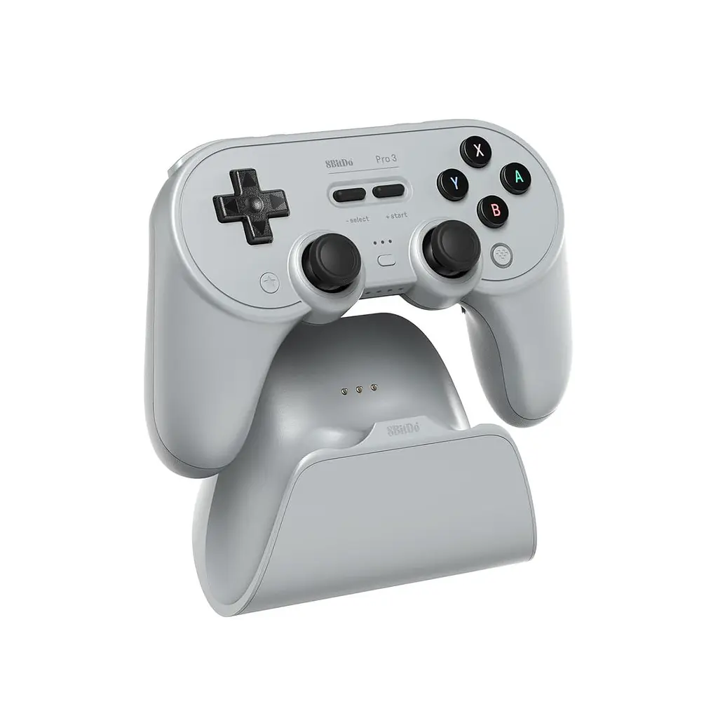 Геймпад 8BitDo Pro 3 Bluetooth Switch/Switch 2, Windows, Apple, SteamOS, Android grey - фото 2