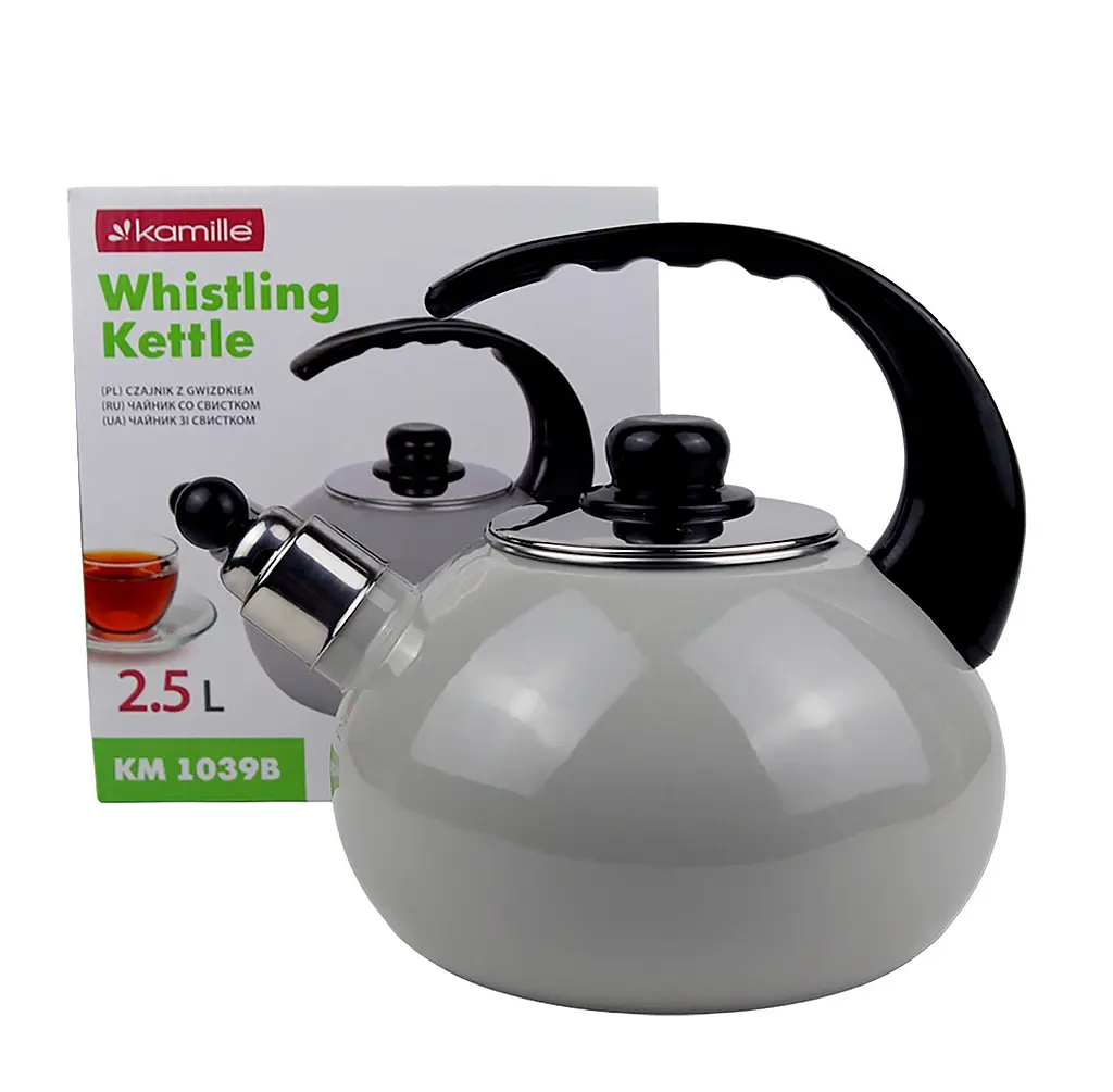Чайник із свистком Kamille KM-1039B 2,5 л - фото 6