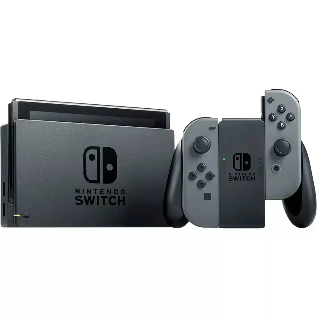 Портативна ігрова консоль Nintendo Switch (Extended Battery Ver) Grey - фото 4