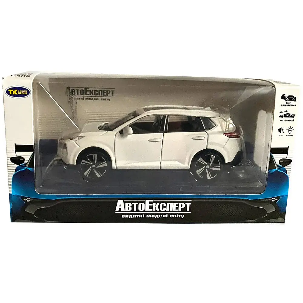 Колекційна металева модель кросовера АвтоЕксперт Nissan X-Trail з інерцією, світлом та звуком 1:32 - фото 9