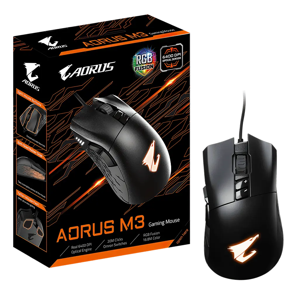 Миша ігрова Gigabyte Aorus M3 - фото 7