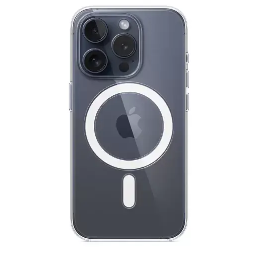 Прозорий чохол CasePro Clear Case with MagSafe для iPhone 15 Pro - фото 2