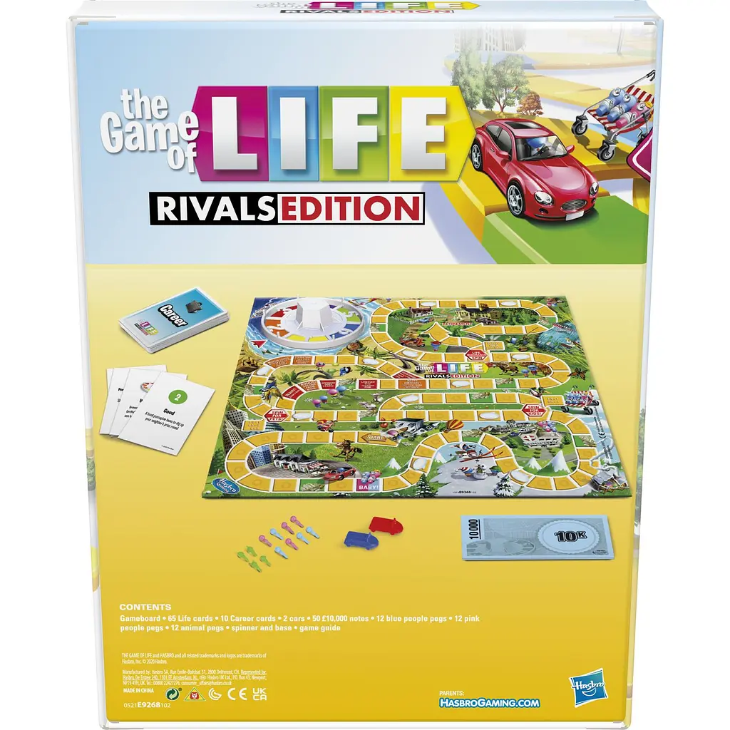 Гра  настільна дорожня Hasbro Gaming The Game of Life Rivals Edition (E8134_E9268) - фото 5