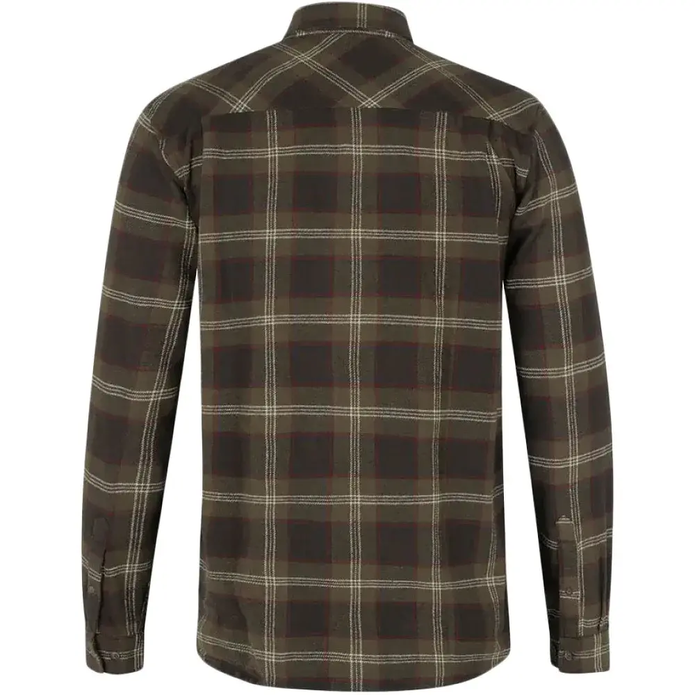 Рубашкa Seeland Glen Flannel Shirt XL Pine green check - фото 2