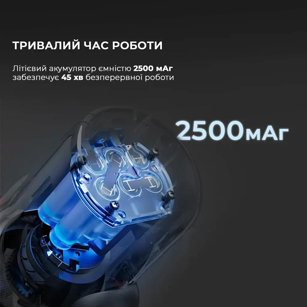 Акумуляторний пилосос Deerma DEM-T30W Station - фото 6