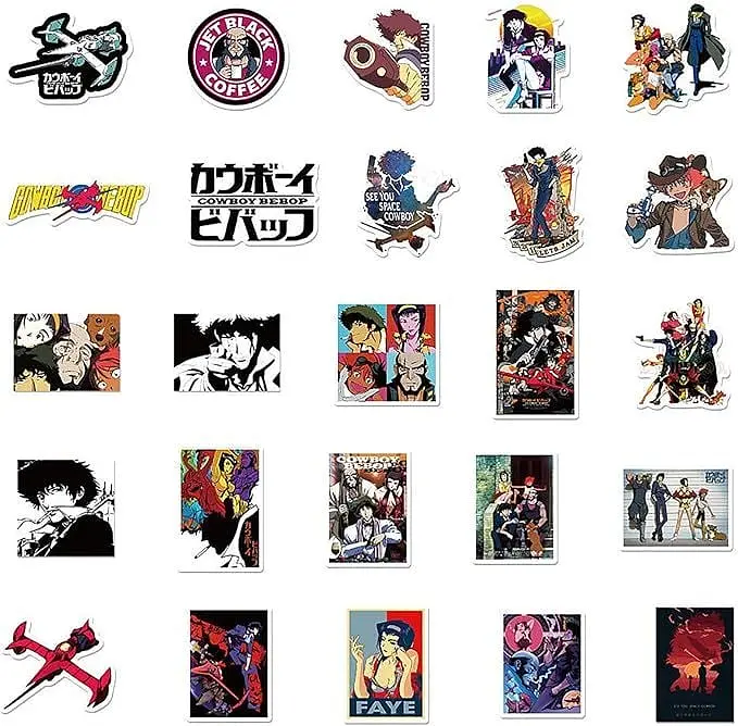 Стікерпак GeekLand Cowboy Bebop 50 штук - фото 4
