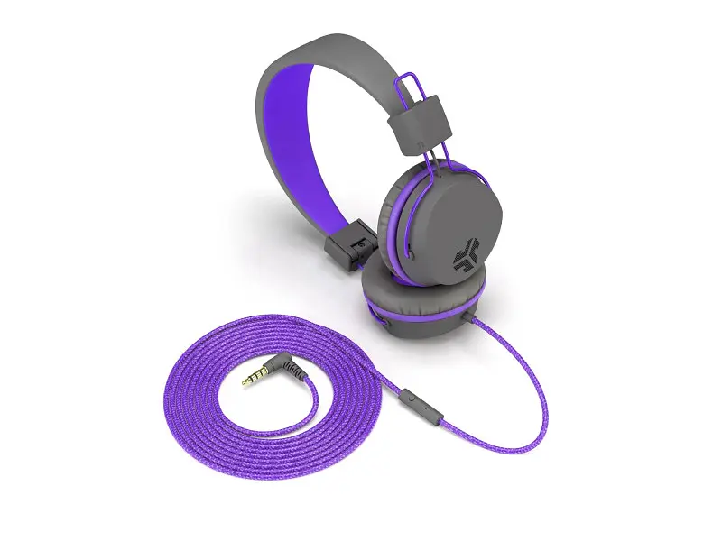 Навушники з мікрофоном JLAB JBuddies Studio Purple (IEUHJKSTUDIORGRYPRP6) - фото 2