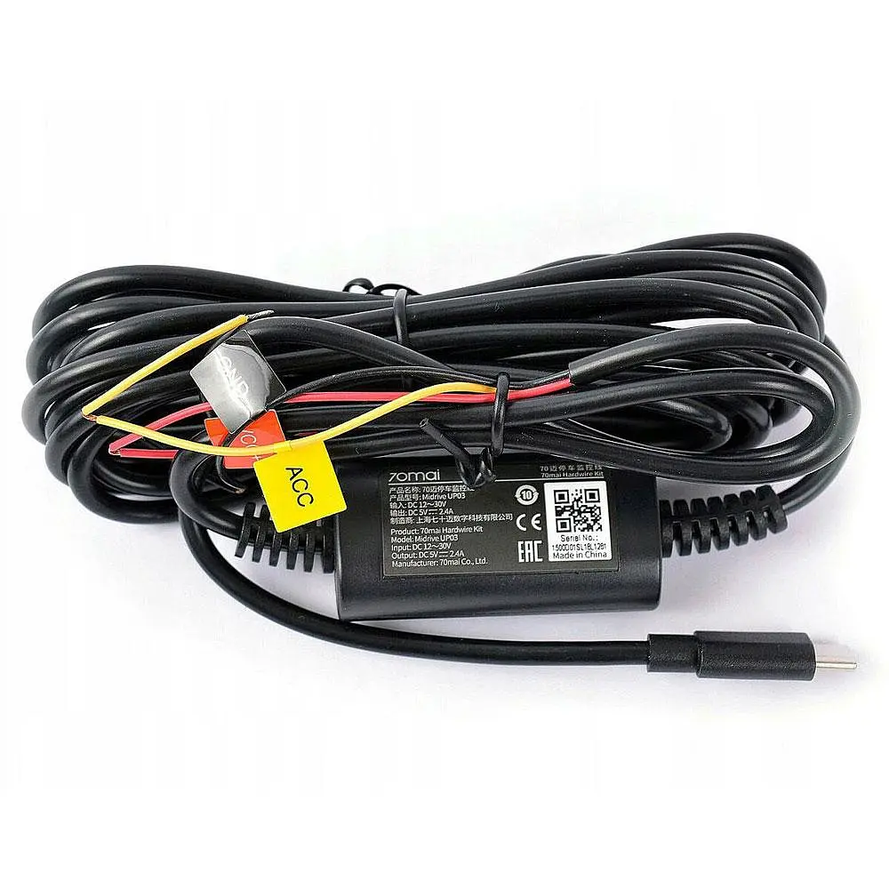 Кабель режиму паркування Xiaomi 70mai Hardware Kit Type-C (Midrive UP03) - фото 2