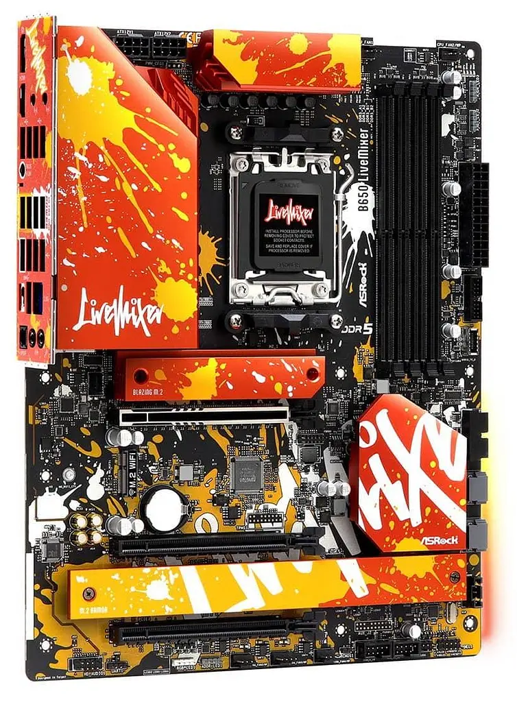 Материнська плата AsRock B650 LIVEMIXER (B650 LIVEMIXER) (Socket AM5, AMD B650, ATX) Б/в - фото 2