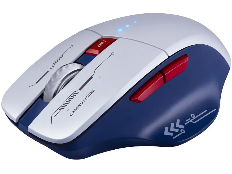 Миша Defender Tisa GM-126 White/Blue (52126) - фото 4