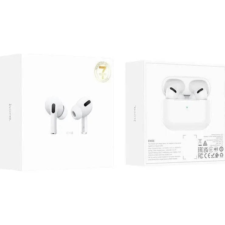 Навушники Hoco EW66 Stereo Bluetooth Headset White [112044] - фото 6