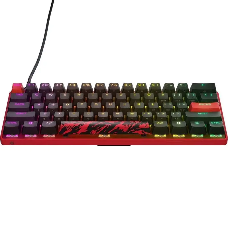 Клавіатура ігрова оптична SteelSeries Apex 9 TKL UA OptiPoint Mini Faze Clan (64853) - фото 4