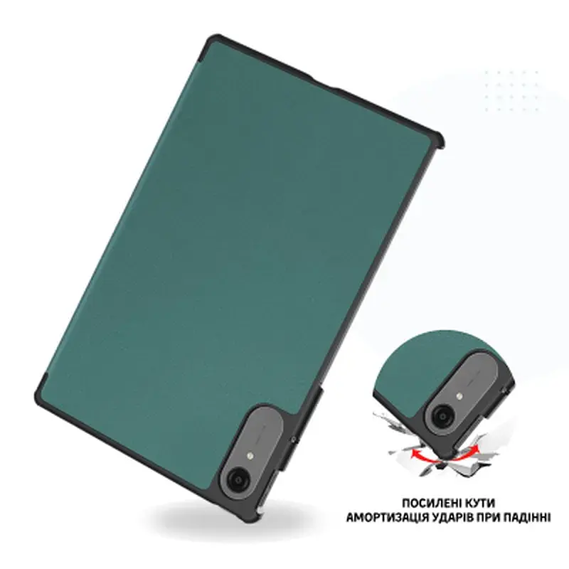 Чохол до планшета BeCover Smart Case Lenovo Idea Tab Pro (2nd Gen) TB390FU 13.0" Dark Green (715803) - фото 5