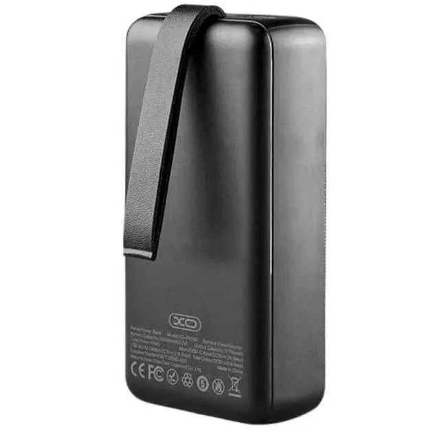Внешняя батарея XO PR199 Light Display 30000 mAh Power Bank черный - фото 3