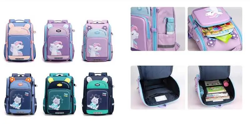 Рюкзак Єдиноріг/Динозавр, висота 41 см, C65479 (В асортименті) - фото 7