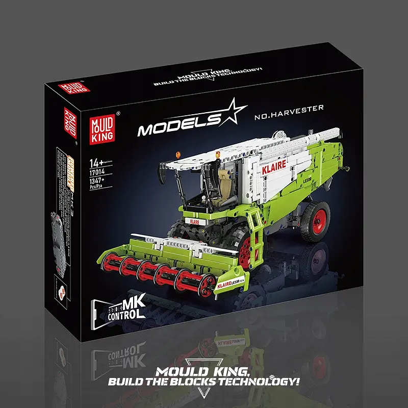 Конструктор комбайн  на радіокеруванні  MOULD KING Claas Lexion 760  сільськогосподарська техніка машини 1347деталей - фото 6