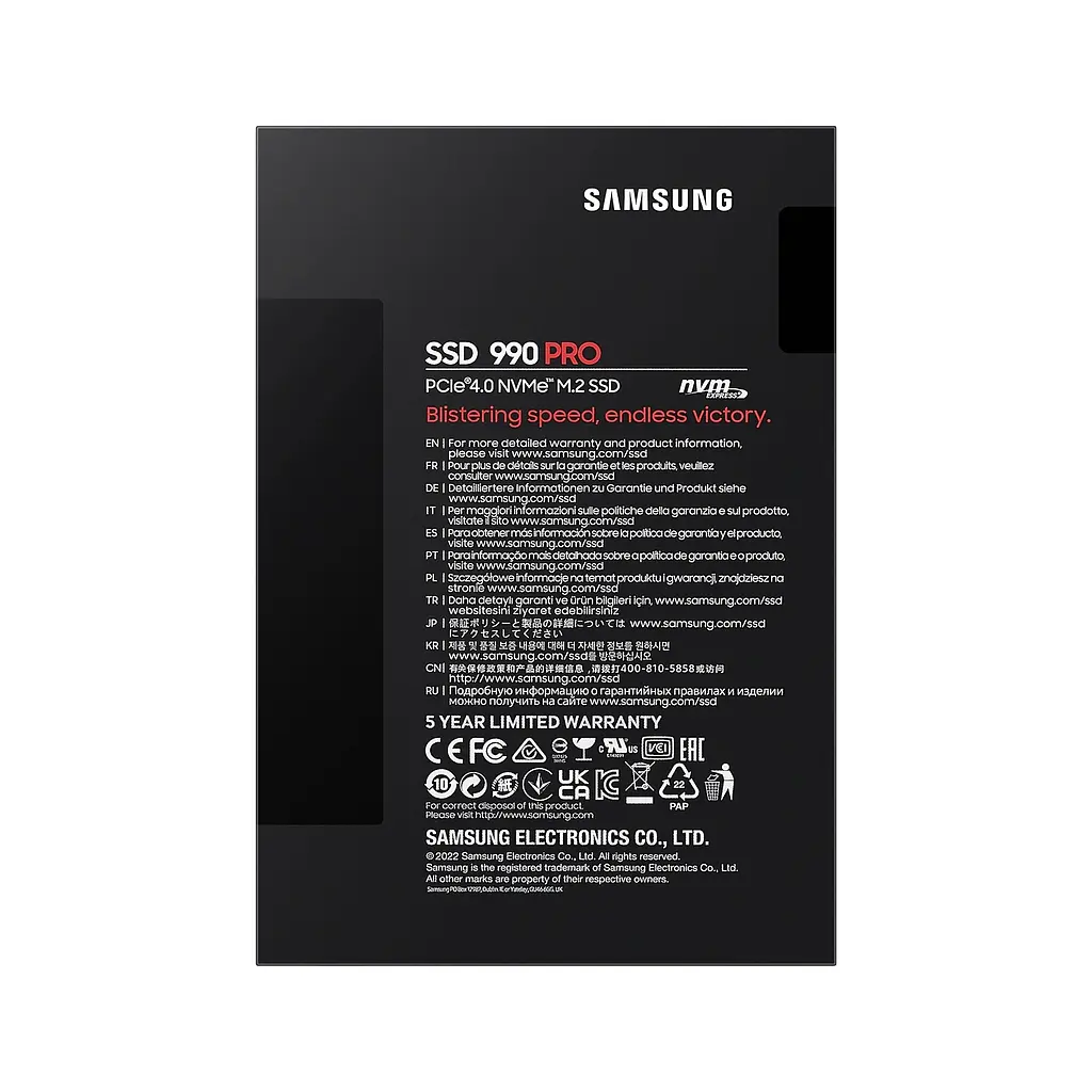 SSD накопичувач Samsung M.2 4TB PCIe 4.0 990PRO - фото 7