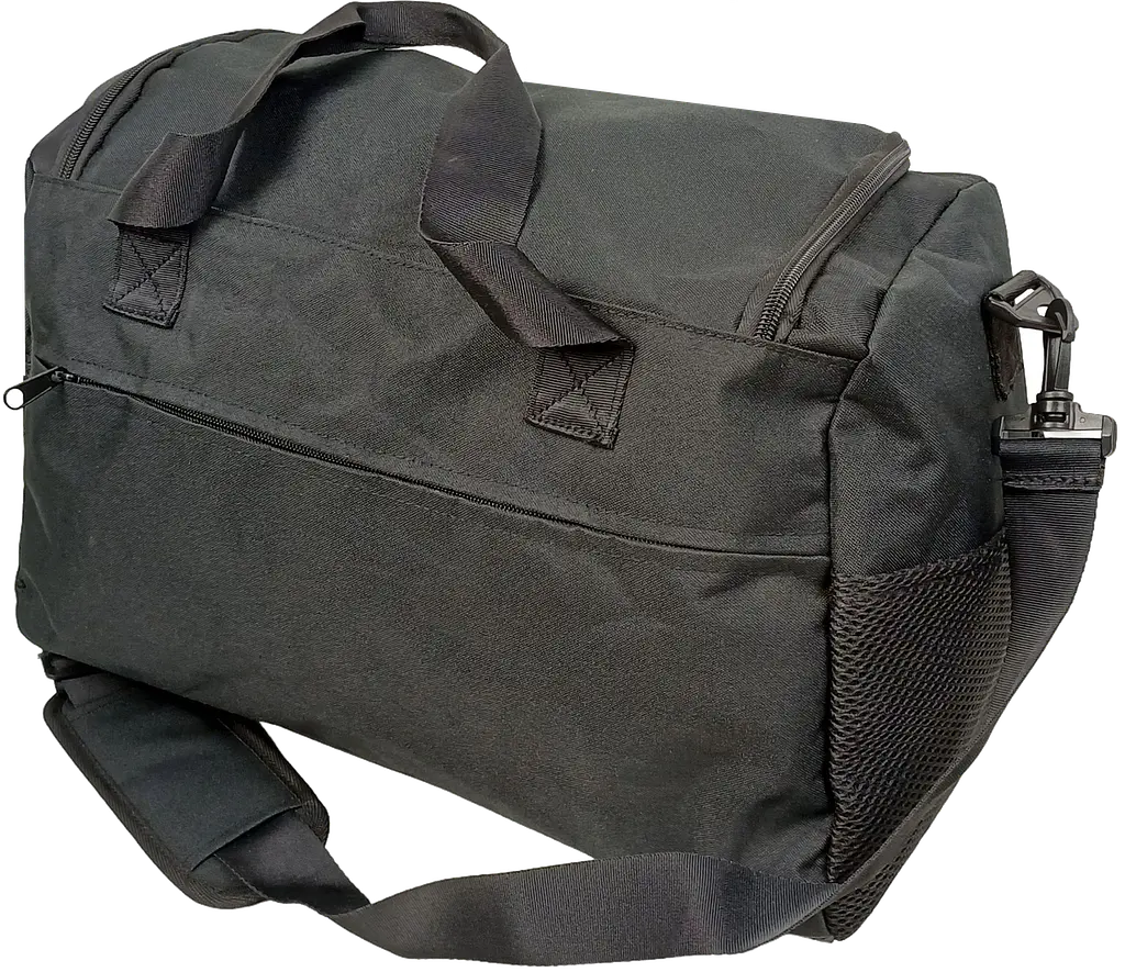 Сумка спортивна Live in style 30L, чорна, для тренувань, з проґумованим дном - фото 4