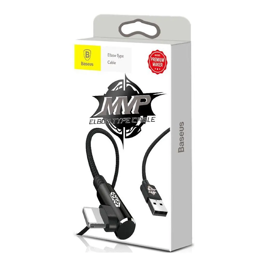 Кабель Baseus MVP USB - Lightning (M/M), 1.5A, 2 м Black (CALMVP-A01) - фото 5