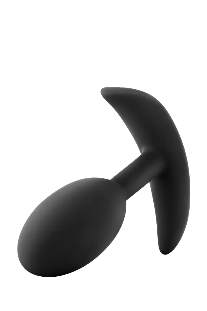 Анальная пробка Anal Adventures Platinum 10.1 см (черный) - фото 2