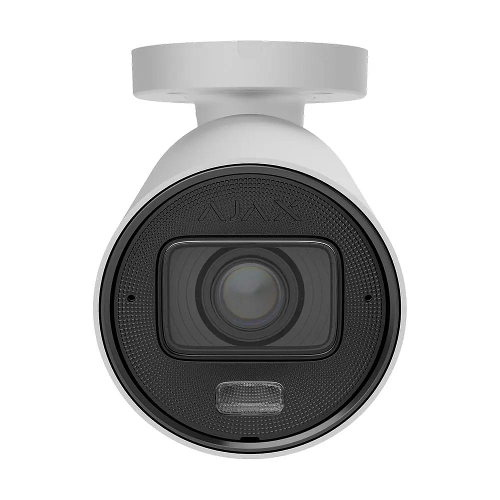 IP-відеокамера 5Mp Ajax BulletCam HLVF (5 Mp) White f=2.8-12mm, ІЧ+LED-підсвічування, з мікрофоном (26-00703) - фото 2