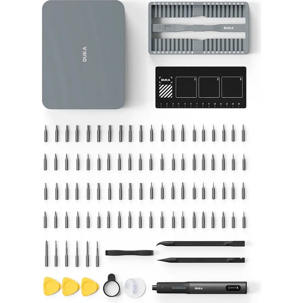 Електровикрутка з комплектом біт Duka E3 Electric Screwdriver Set 95in1 [151236] - фото 4