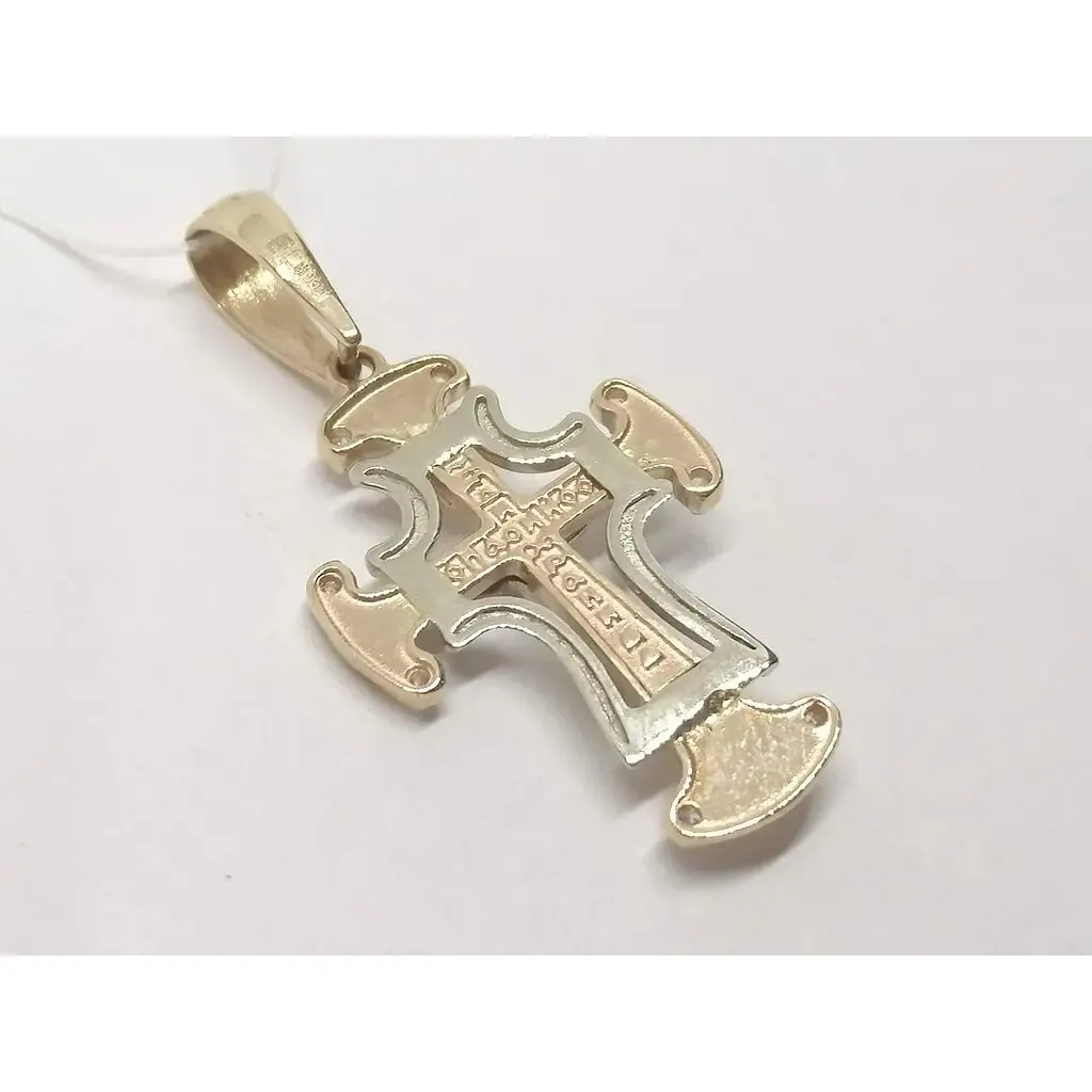 Золотий хрестик Імперія золота. Розп'яття Христа. КР316И - фото 4