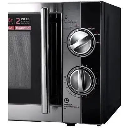 Микроволновая печь Liberton LMW-2078M Соло 700 Вт 20 л серебристая - фото 6