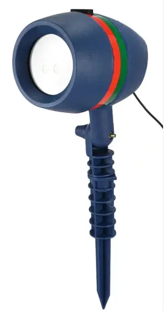 Лазерний проектор Star Shower Motion Laser Light (для будинку і вулиці) Blue - фото 4