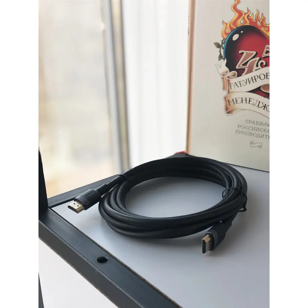 Кабель мультимедійний HDMI M to HDMI M 5.0m V2.0 Baseus (CADKLF-H01) - фото 2