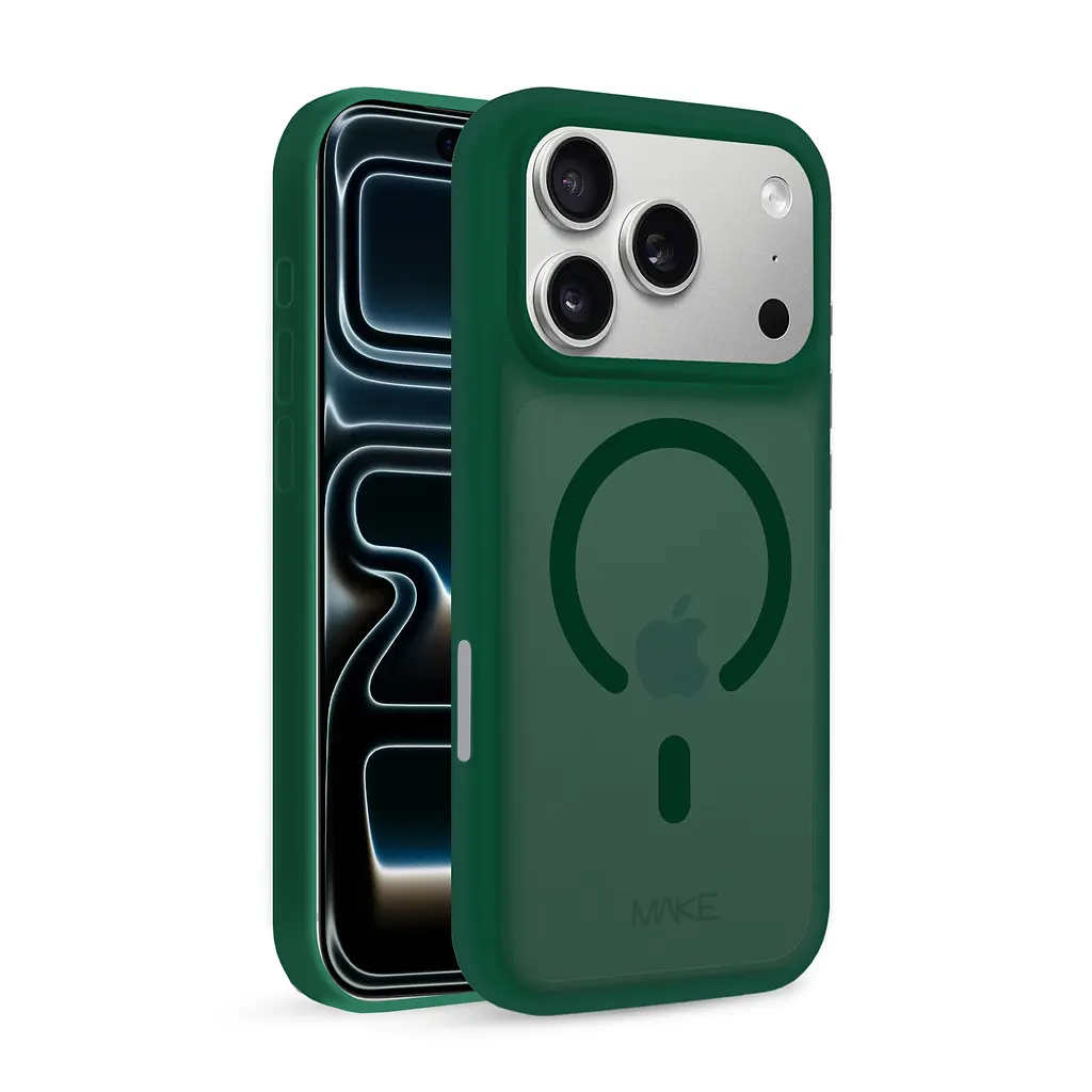 Чохол MAKE Apple iPhone 17 Pro Max Silicone Aura Magnet Forest Green - фото 2