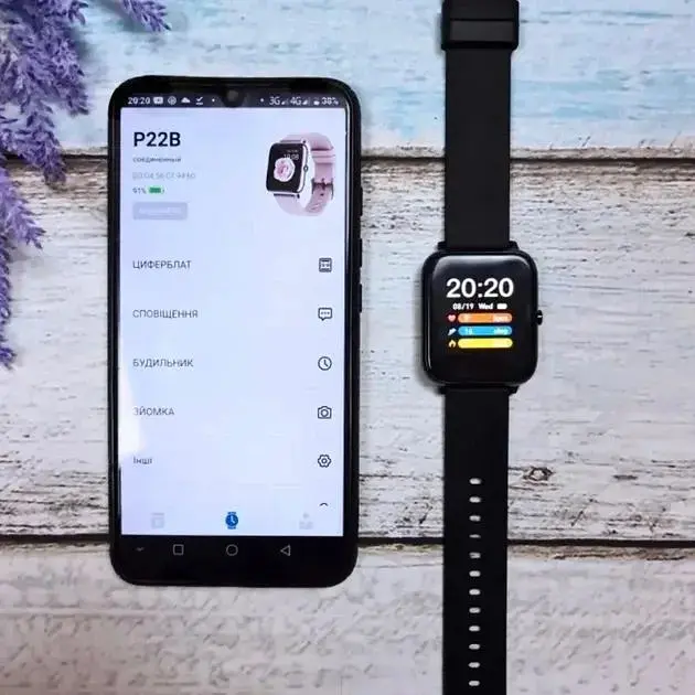 Смарт-годинник Lige P2 Black Smart Watch для Android та iOS - фото 4