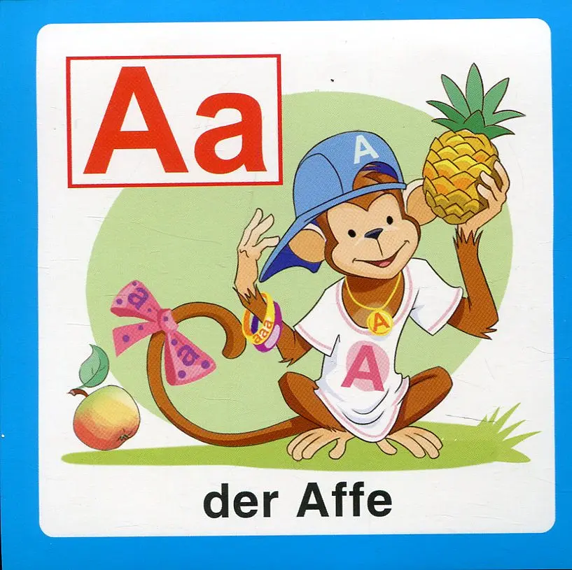 Німецька абетка ABC Deutsch lernen. Картки - Тетяна Беляєва - фото 2